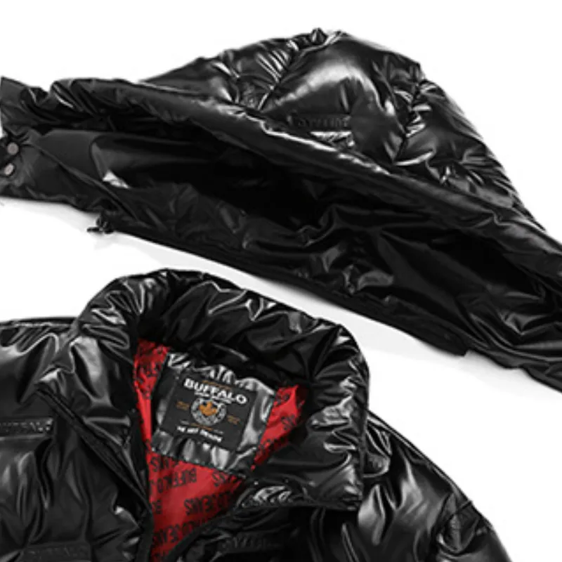 Simple Loose Polyester Quilted Jacket-2