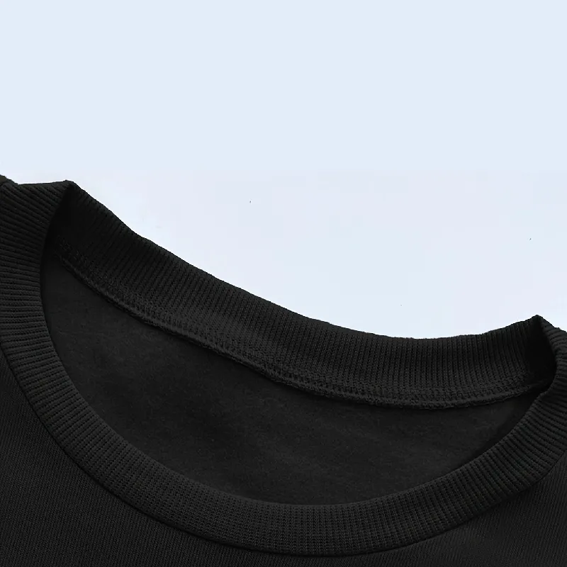 Fashionable Letter Milk Fiber Sweatshirt-2