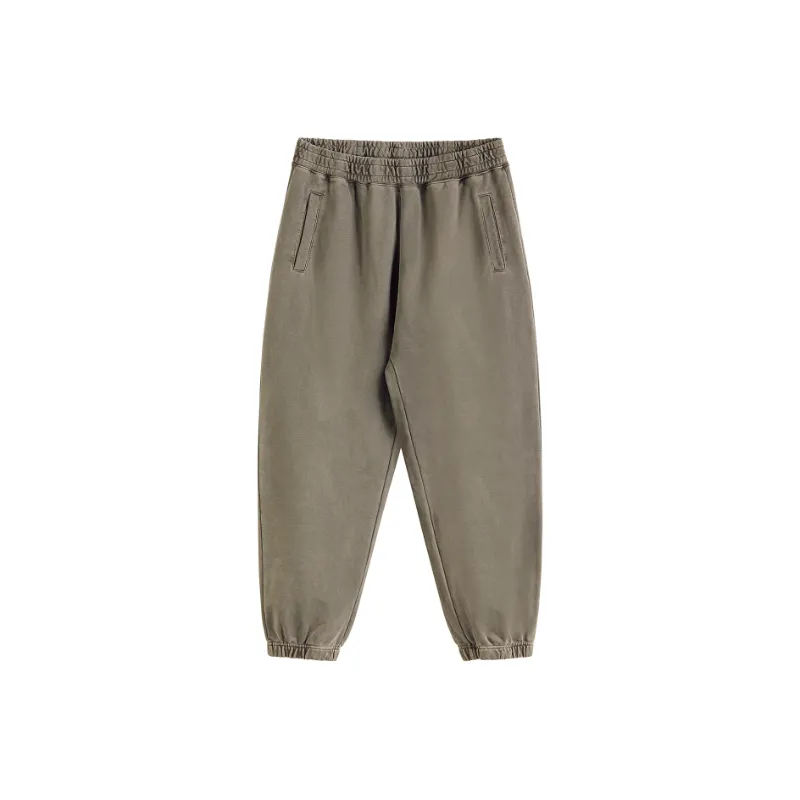 Loose Washed Distressed Jogger Pants-0