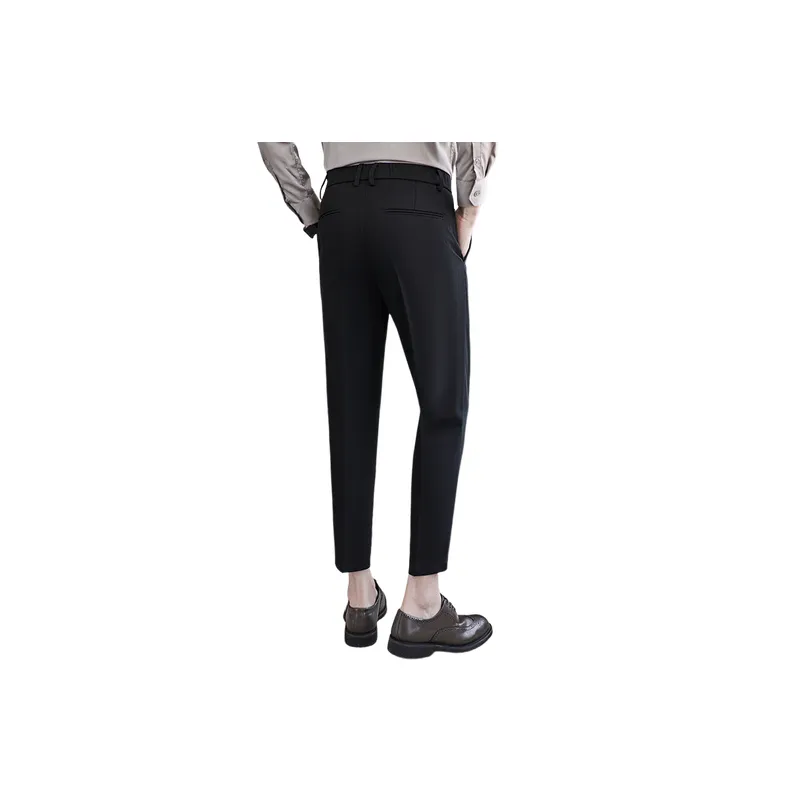 Casual Fashionable Suit Trousers-5
