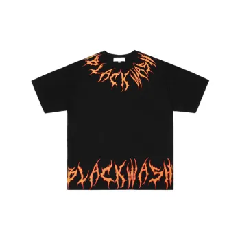 Short sleeved T shirt Niche Handsome Oversize