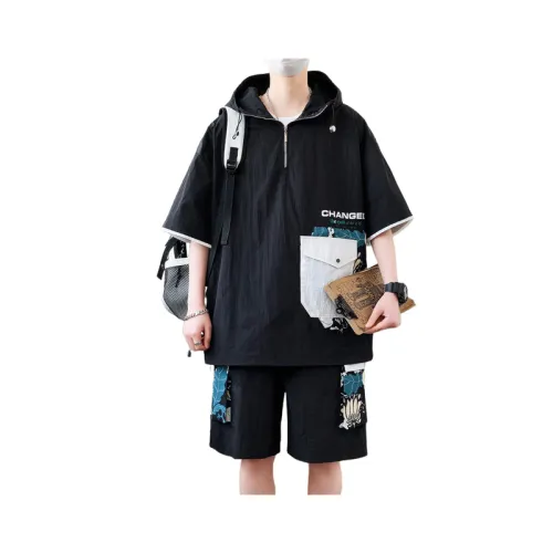 Youth Short-Sleeved Sports Suits