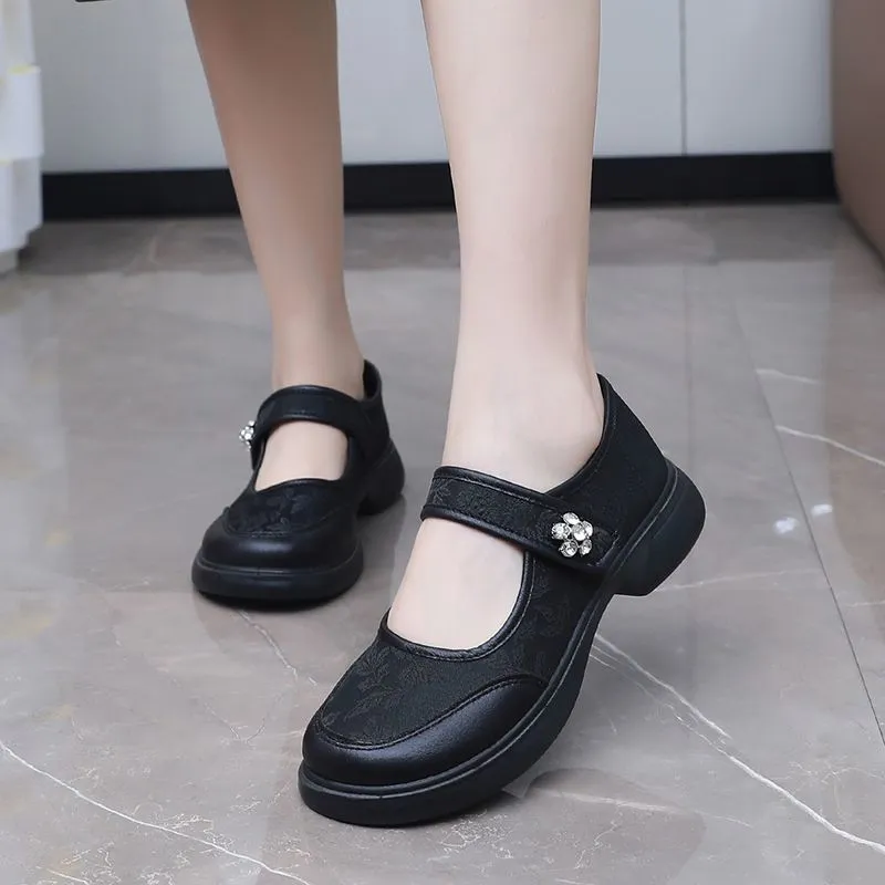 Casual Floral Mary Jane Shoes-7