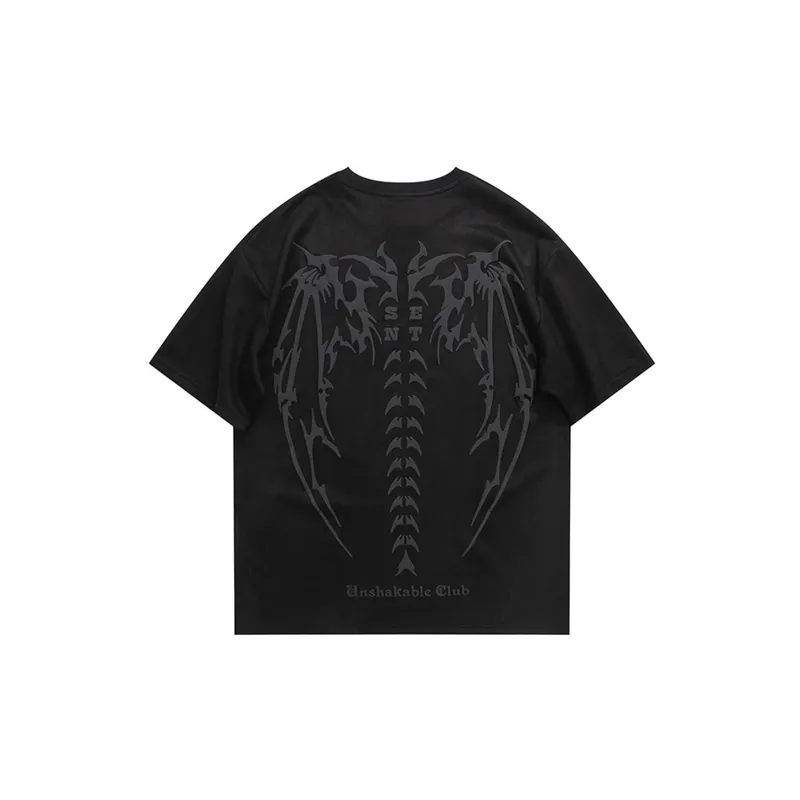 Design Retro Short sleeved T shirt-5