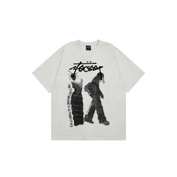 Trendy Portrait Print T Shirt