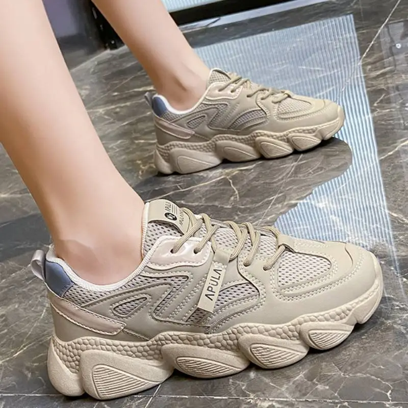 Sporty Breathable Chunky Sneakers-5