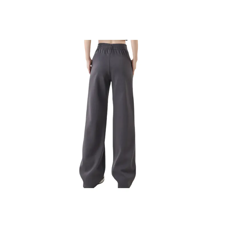 Loose Straight Leg Cotton Casual Pants Women-6
