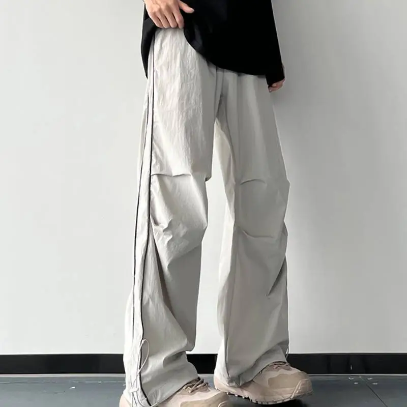Street Striped Casual Pants-4