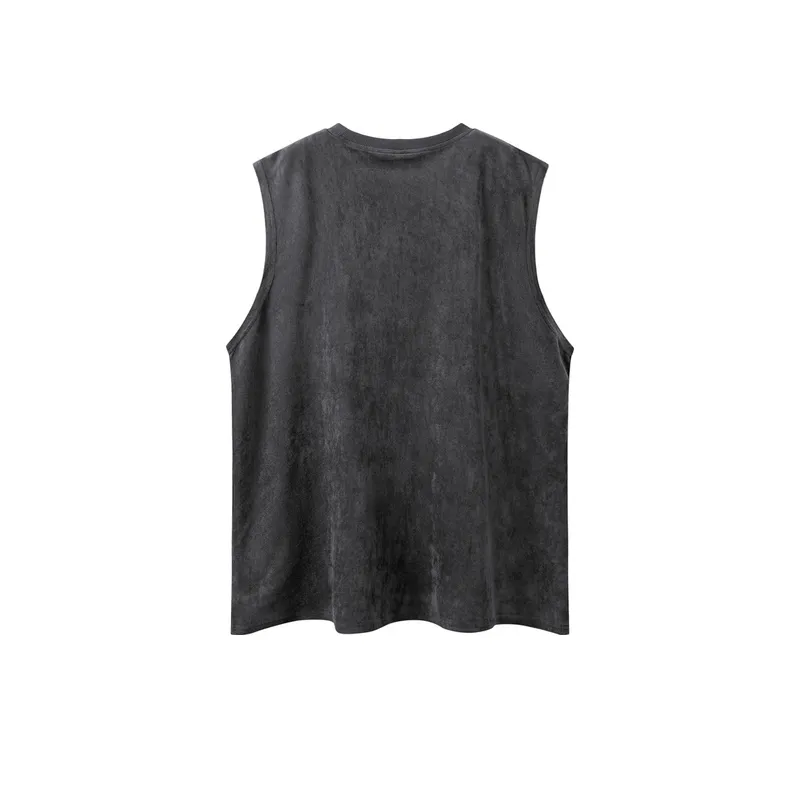 Tree Print Casual Sleeveless Vest-7