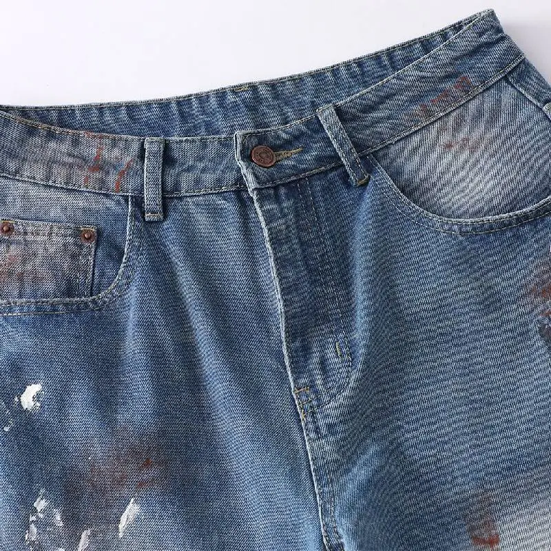 Retro Distress Jeans-2