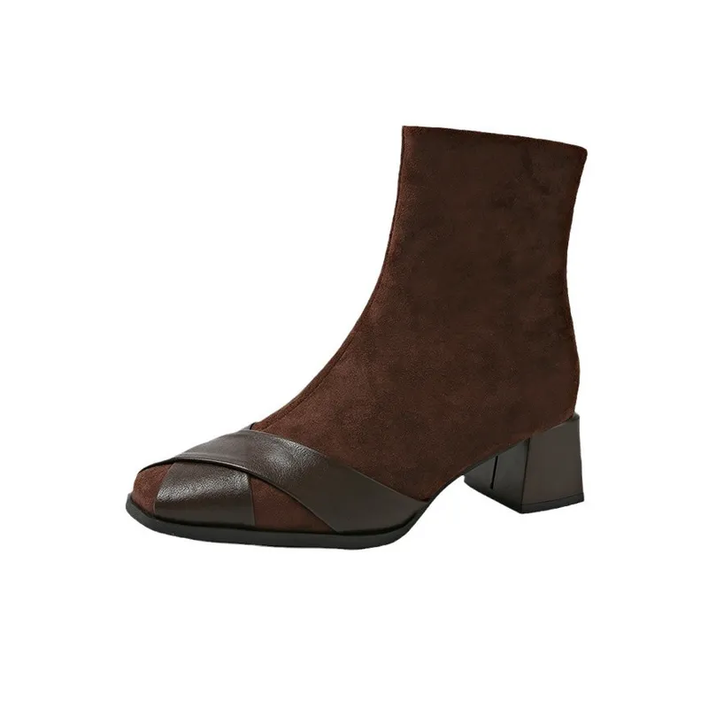Fashionable Funky Ankle Boots-3