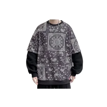 Fashionable Fake Two Piece Sweatshirt