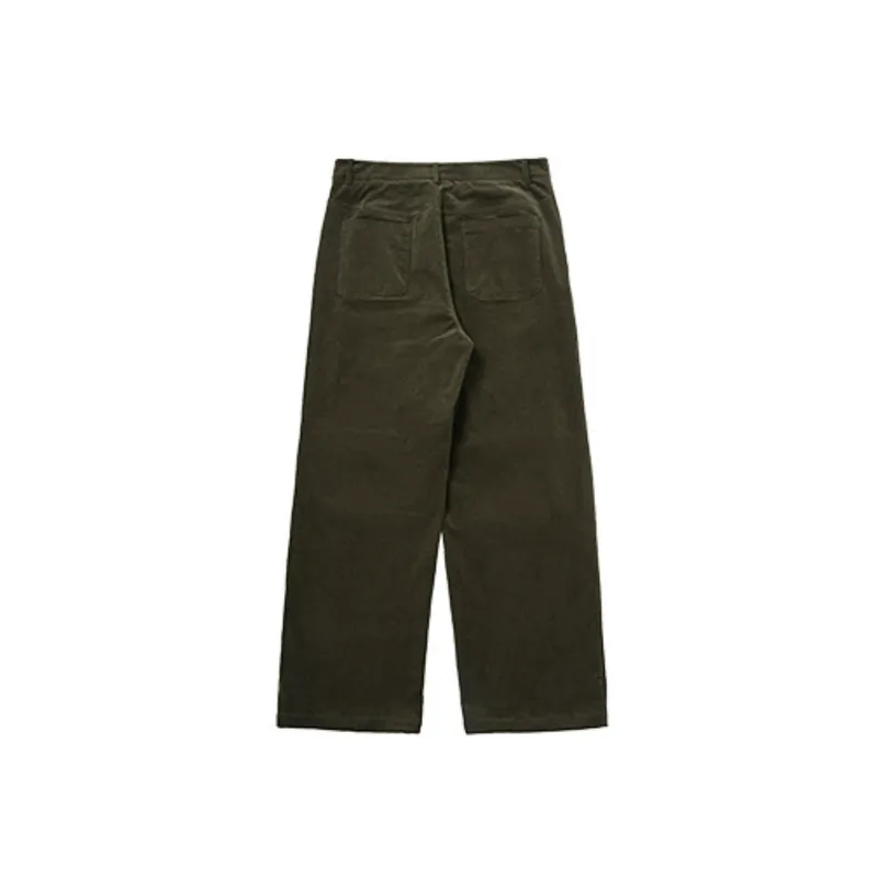 Basics Loose 100% Cotton Casual Pants-7