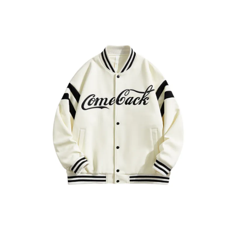 Casual Simple Baseball Jersey-1