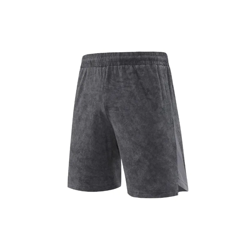Simple Breathable Blended Synthetic Fabrics Sports Shorts-0