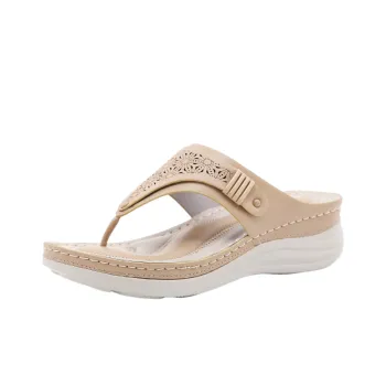 Casual Hollow Out Flip Flops