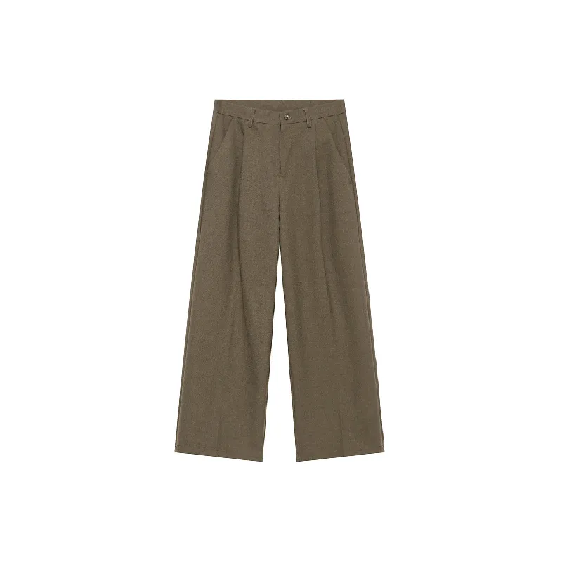 Fashionable Simple Polyester Suit Trousers-3