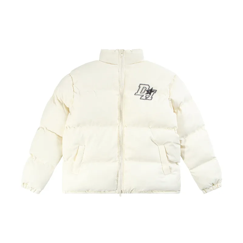 Casual Loose Blended Synthetic Fabrics Quilted Jacket-6