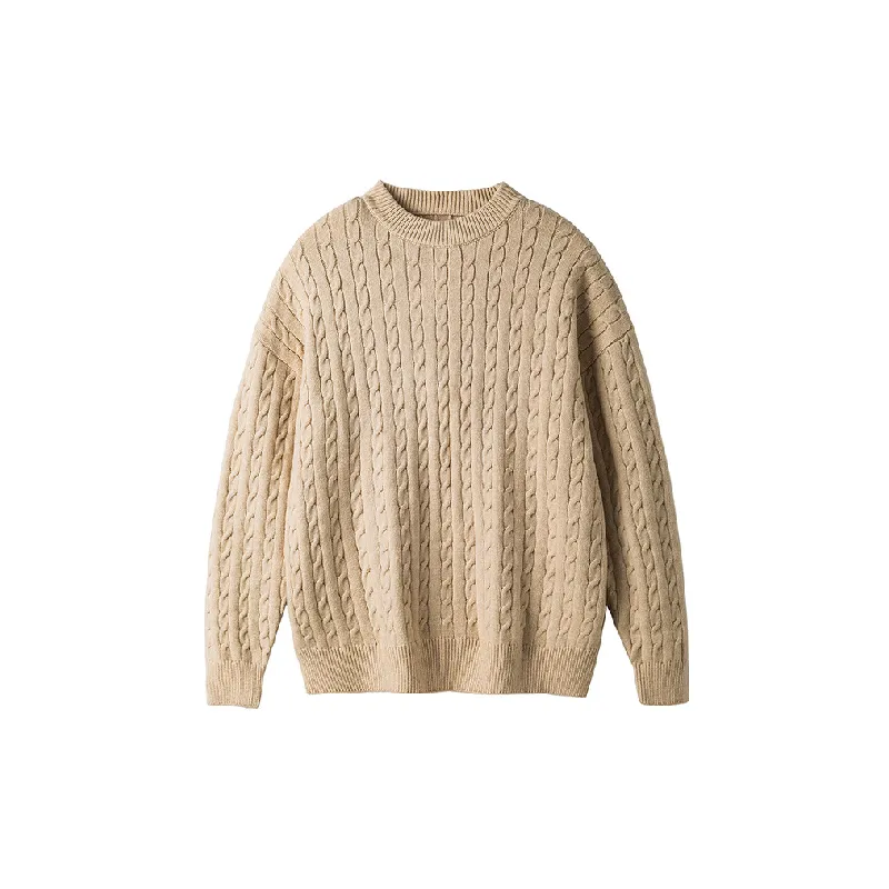Retro Fashionable Polyester Sweater-8