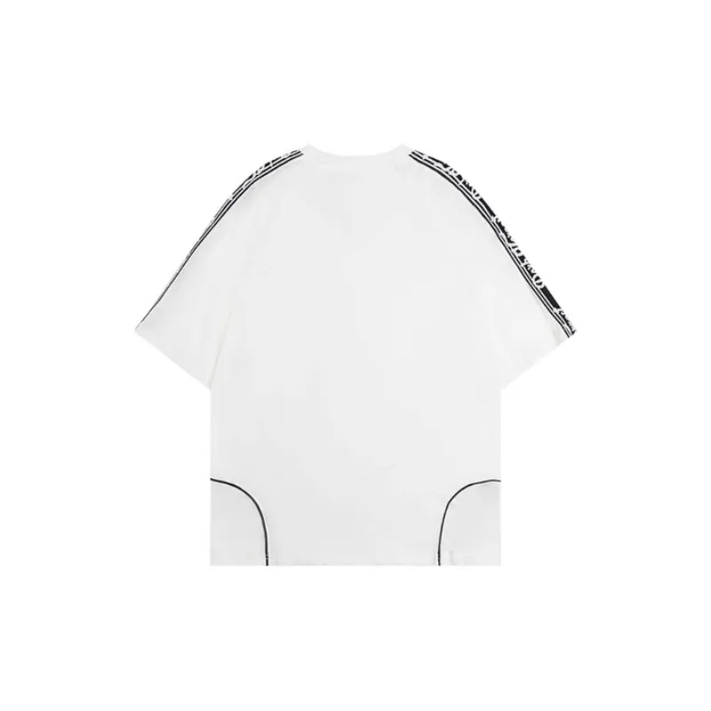 Trendy Brand Loose Casual Round Neck T Shirt-1