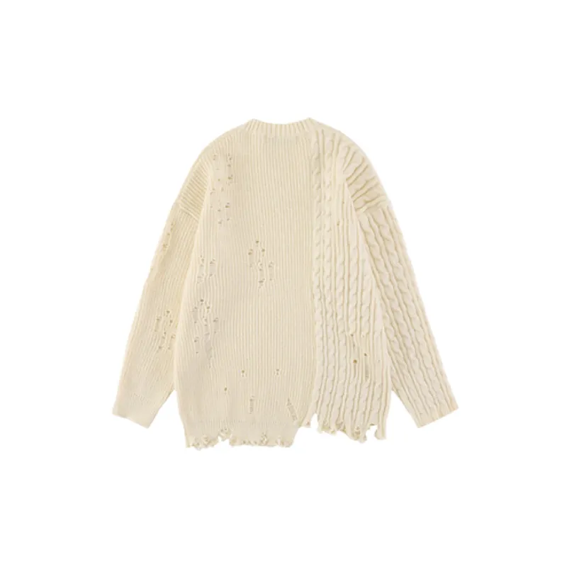 Retro Ripped Sweater-3