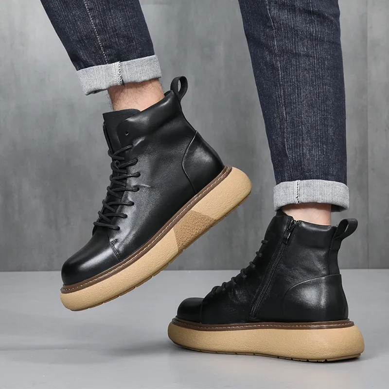 Retro Breathable Martin Boot-2
