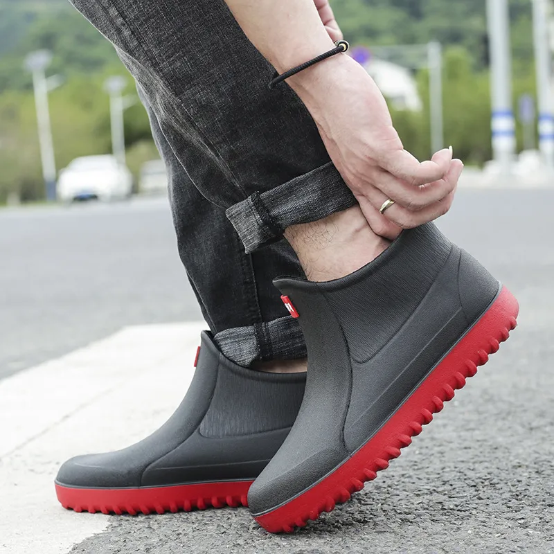 Casual Simple Rain Boots-1