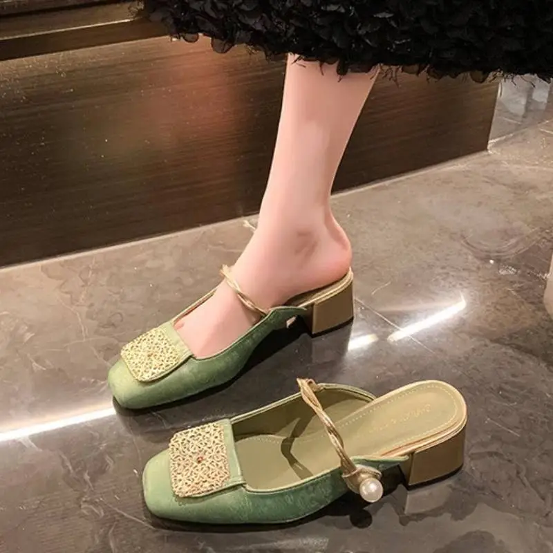 Casual Print Mules-5