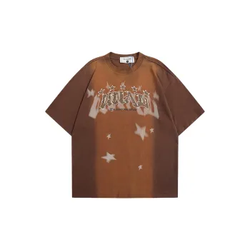 Versatile Letter Printing Couple T Shirt