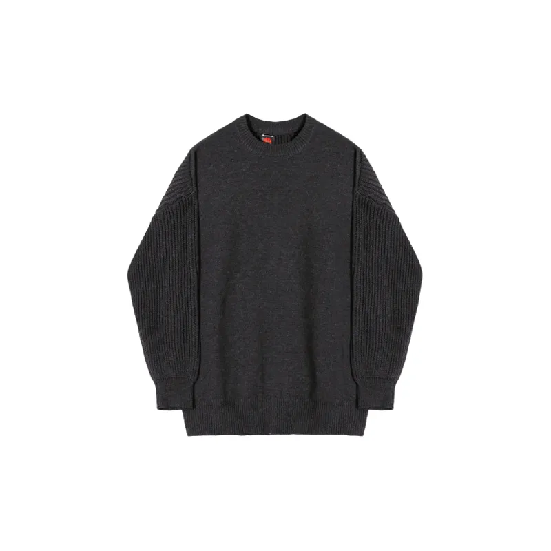 Plain Loose Sweater-0
