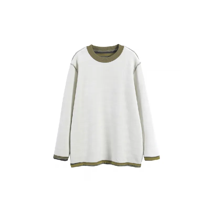 Retro Striped Long sleeved T Shirt-2