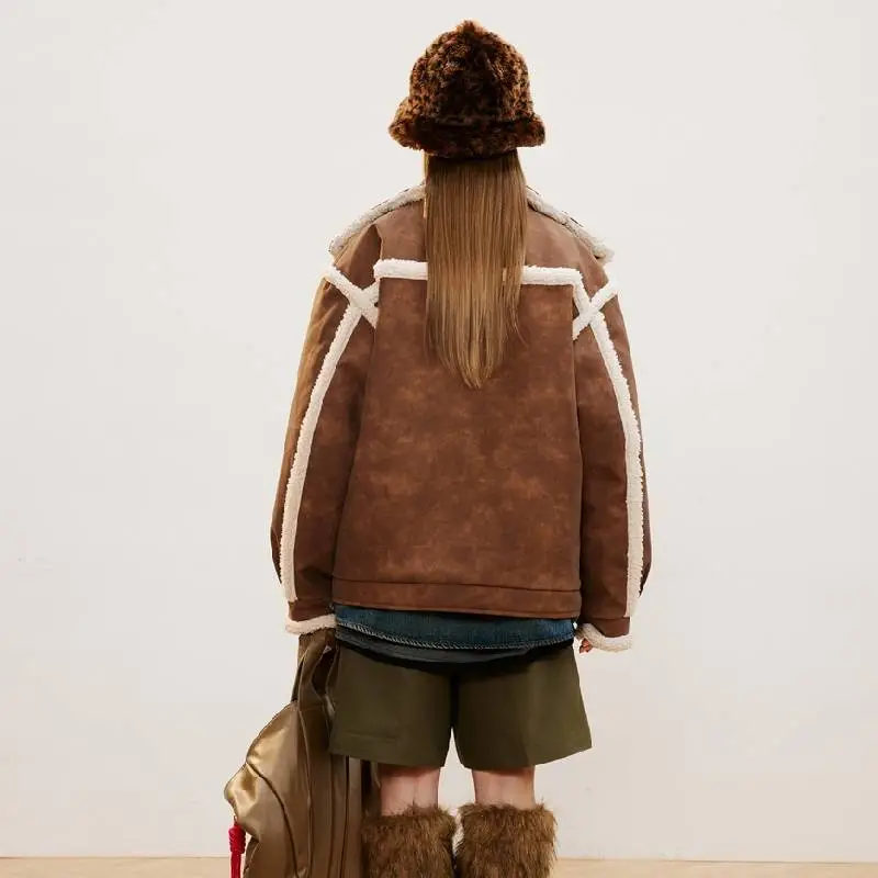 Retro Warm PU Quilted Jacket-9