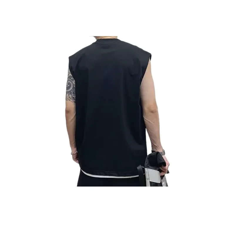 Trendy Sleeveless Cotton Vest-4