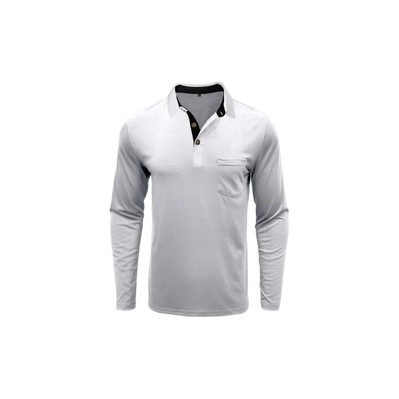 Simple Fashionable Cotton Blended Fabric Polo-9