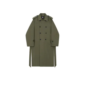 Trench Mid length Over the knee Loose Coat