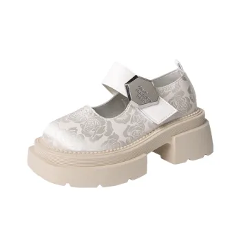 Retro Floral Mary Jane Shoes