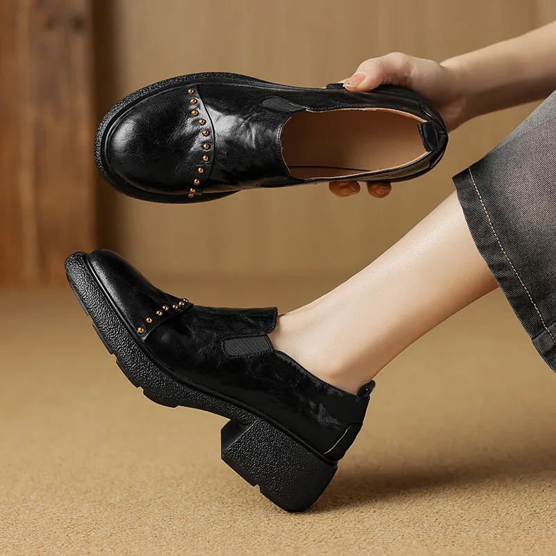Fashionable Studded Loafer-4