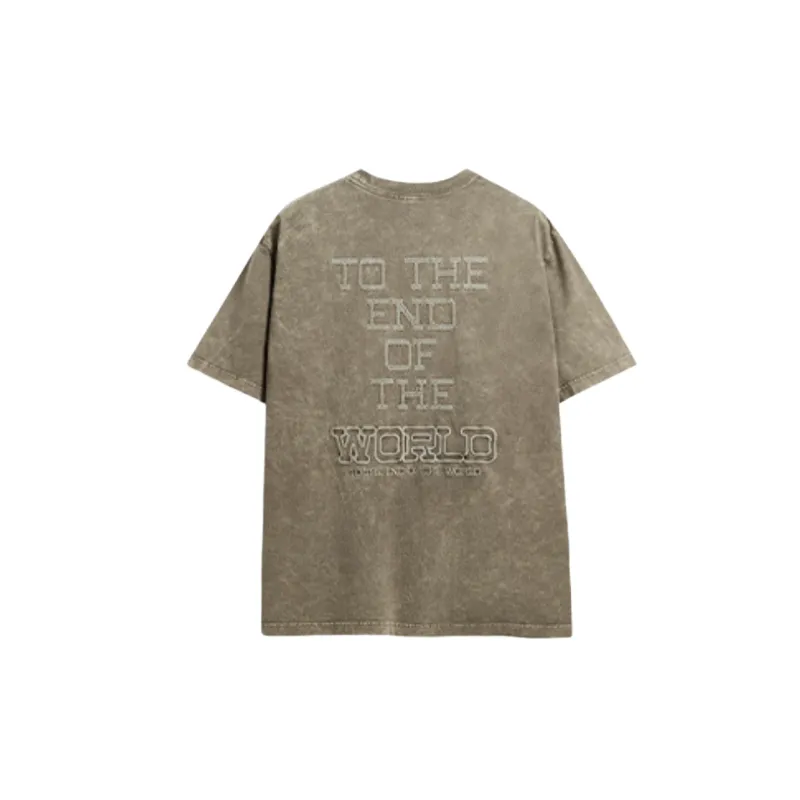 Street Embroidered 100% Cotton T Shirt-1