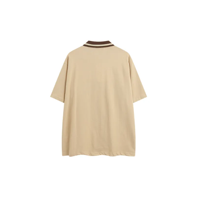 Pure Cotton Trendy Loose T Shirt-7