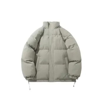 Simple Loose Polyester Quilted Jacket