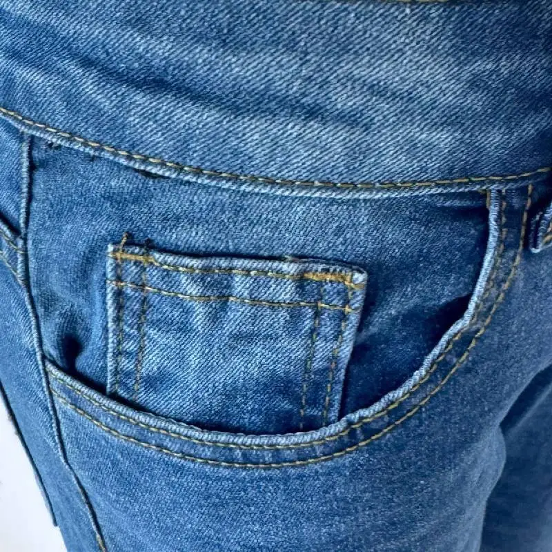 Casual Sporty Denim Shorts-3
