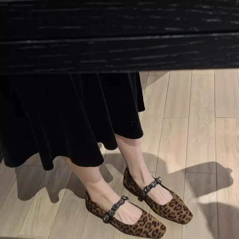 Casual Fashionable Mary Jane Shoes-4