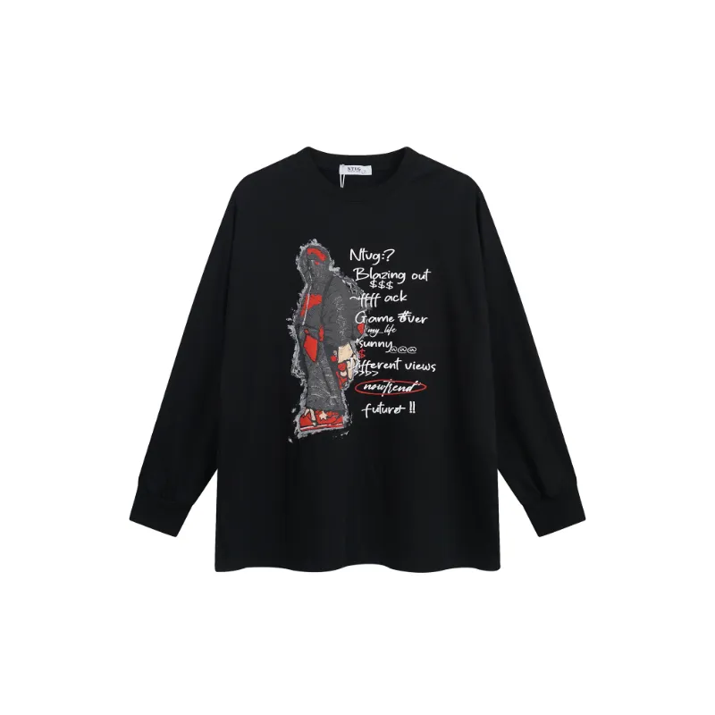 Cute Loose Sweatshirt-2