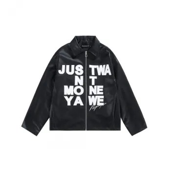Retro Street Letter Short Jacket