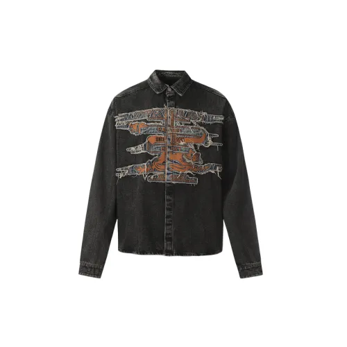 Simple Embroidered Denim Jacket