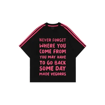 Loose Slogan Summer T Shirt
