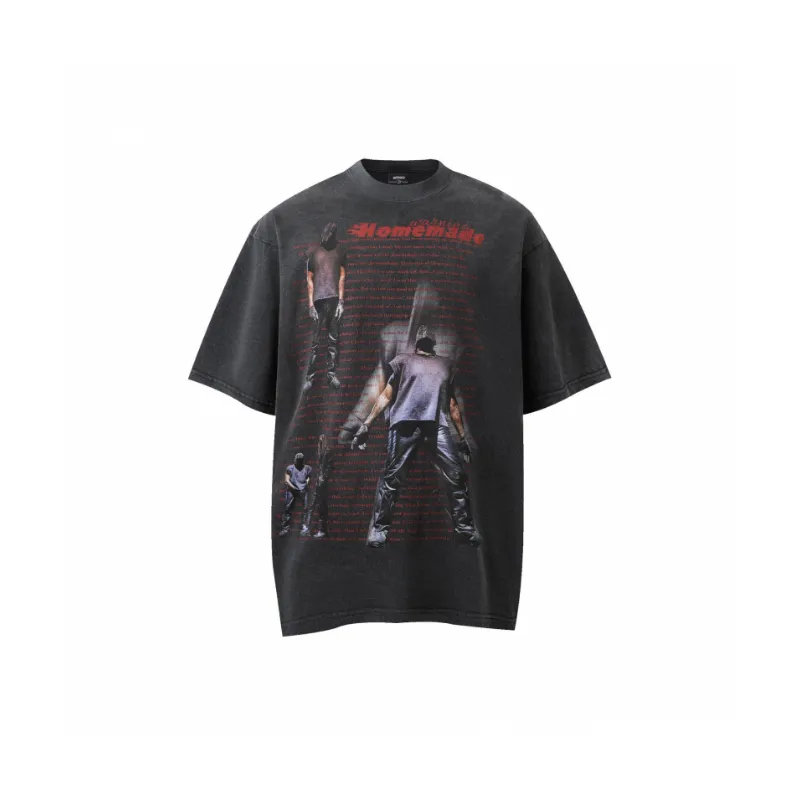 Street Loose 100% Cotton T Shirt-2