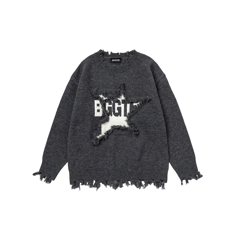 Star Loose Sweater-0