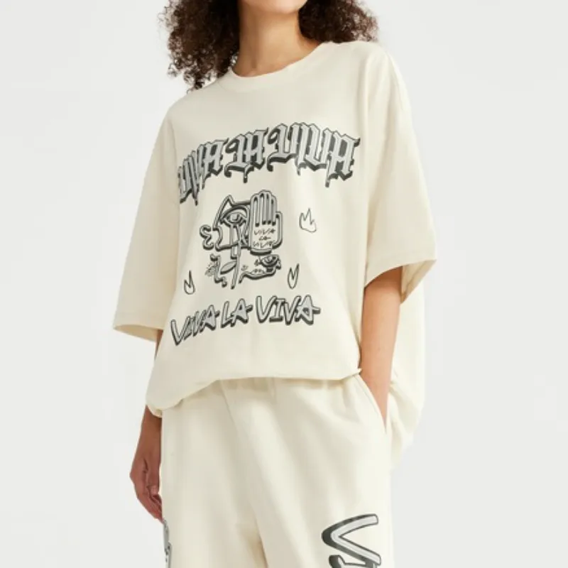 Street Loose 100% Cotton T Shirt-2