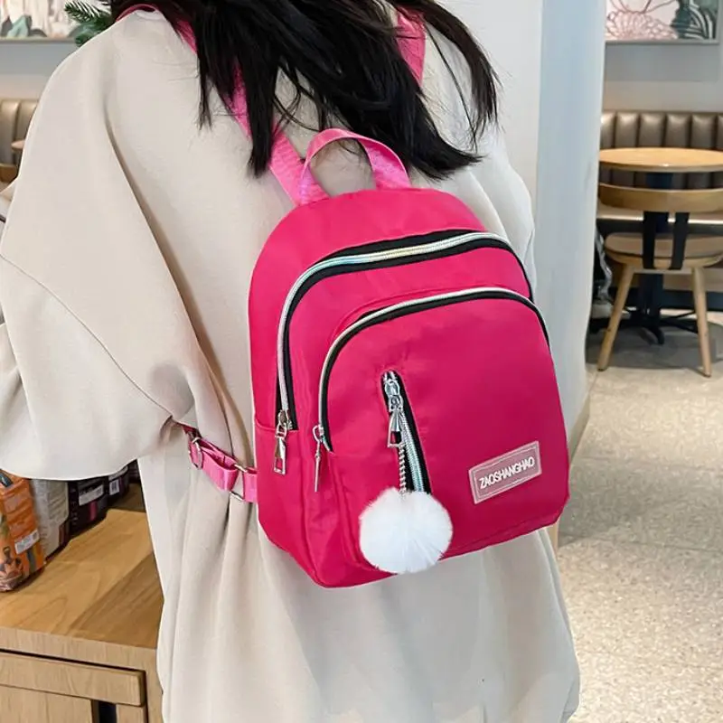 Simple Plain Backpack-6